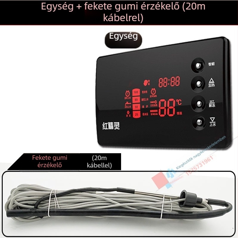 Napelemes melegvíz-bojlerek szabályozója - automatikus vízellátás mérő, teljesen intelligens, univerzális modell