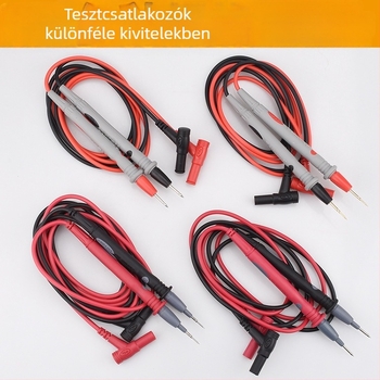 Univerzális multiméter szonda szilikon szigeteléssel, rendkívül éles heggyel, 10A/20A