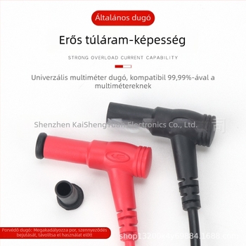 10A digitális multiméter univerzális vizsgálócsúcsokkal elektroműszerészeknek