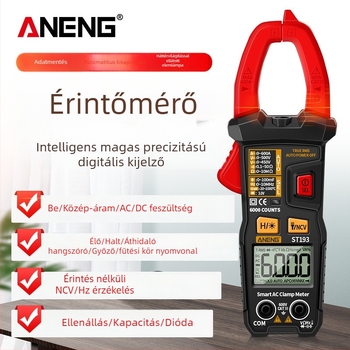 Aneng intelligens csipeszes mérőműszer, automatikus digitális multiméter, nagy pontosságú, háttérvilágítással rendelkező kijelző