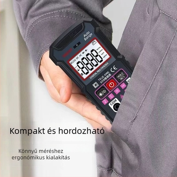 Yi saiyou Hordozható Okos Digitális Multiméter Digitális Kijelzővel Otthoni Használatra (Import nélkül)