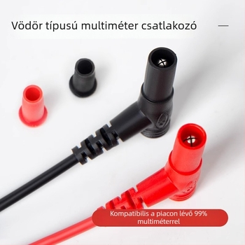 Mérőműszer vizsgáló kábel és csatlakozók, ultrakemény acél tűhegy, szilikon vezeték, univerzális és speciális vezetékek, mérőszonda kiegészítők