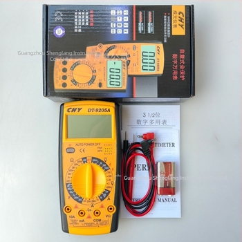 DT9205A digitális multiméter voltmérővel és ampermérővel