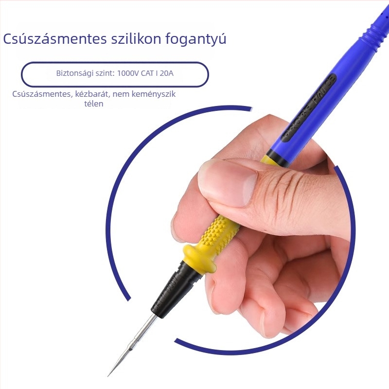 Rozsdamentes acélból készült multiméter tűfej mobiltelefon javításhoz, modell P40, autorizált magánmárka, import nélkül