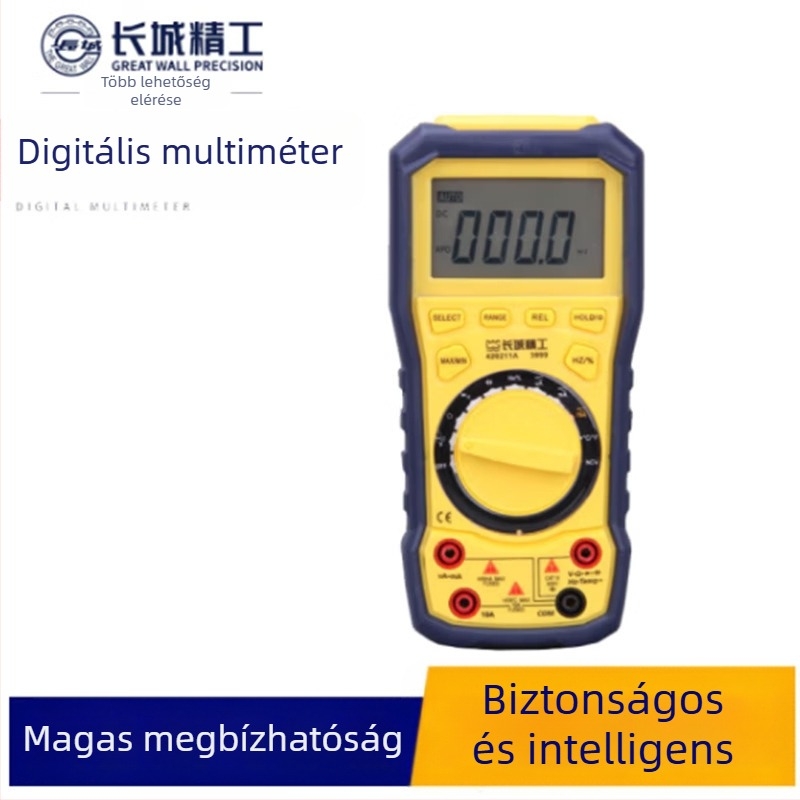 Great Wall digitális multiméter, modellek 420211A/420212A, 3999-pontos kijelző