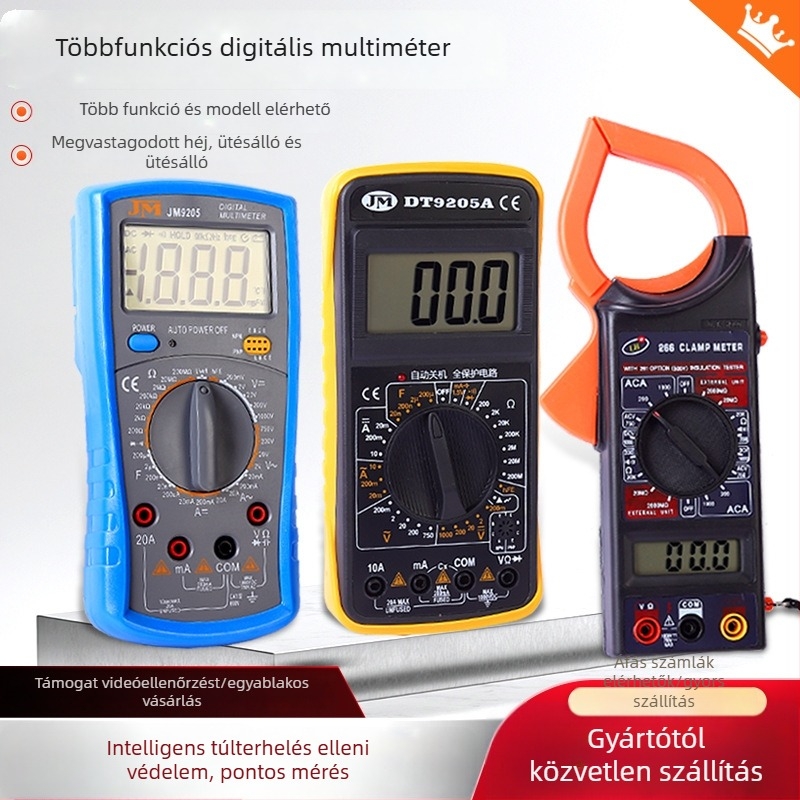 Elektrikusok számára digitális mérőeszköz - Jincheng márka; Otthoni és professzionális használat; Import: Nem; Magáncímkézés: Nem