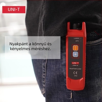 UT691 optikai kábel teszt toll fényforrással, 15 km hatótávolság, Uni-T