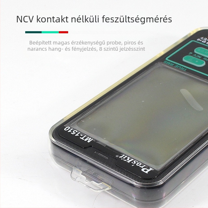 MT-1510 Digitális multiméter – nagy pontosság, égés elleni védelem, villanyszerelőknek