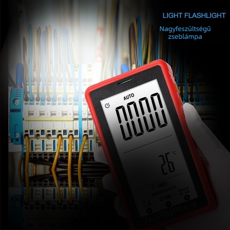 LEFAVOR SK520A Digitális multiméter háttérvilágítással és égésálló védelemmel