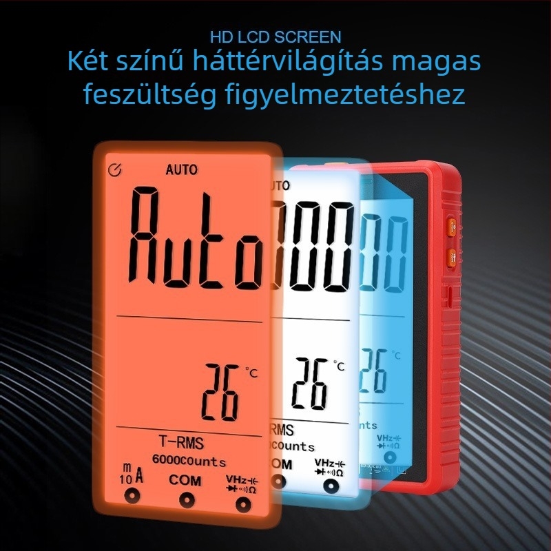 LEFAVOR SK520A Digitális multiméter háttérvilágítással és égésálló védelemmel