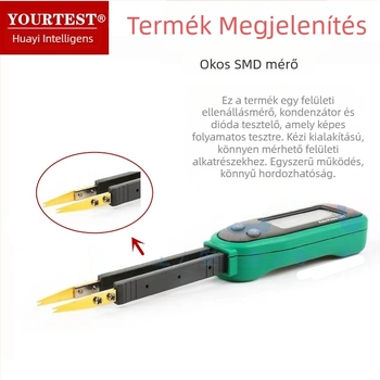 SMD ellenállás-kondenzátor tesztclip, intelligens, automatikus azonosítással chip-komponensekhez, eredet Dongguan, Guangdong, professzionális használat