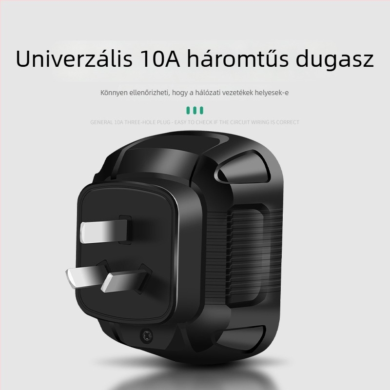 Hangalapú aljzat-teszter, többfunkciós fázisdetektor, földelés és szivárgás vizsgálat, elektromos dugó