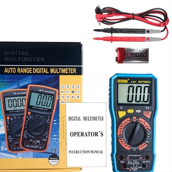 Digitális multiméter égésvédelmi védelemmel, nagy pontosságú digitális kijelző, modell SNT890DL, márka Senit.