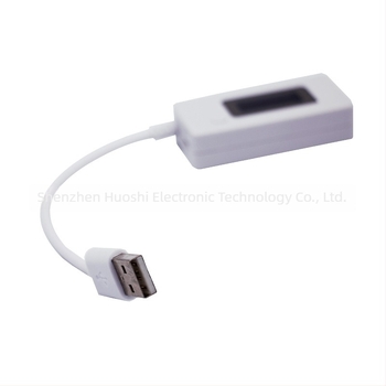 USB feszültség és áramerősség mérő LCD kijelzővel hordozható akkumulátor kapacitásának nyomon követésére