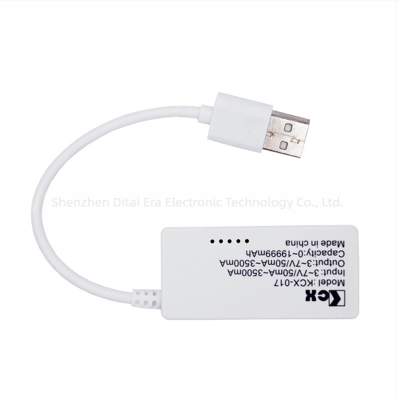USB feszültség és áramerősség mérő LCD kijelzővel hordozható akkumulátor kapacitásának nyomon követésére