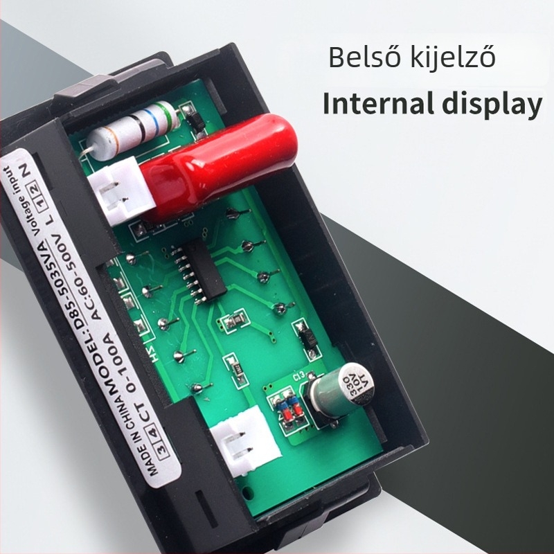 D85-5035VA AC feszültség- és áramerőmérő fej, kiváló pontosságú digitális kijelző, kettős kijelző, háromfázisú 60–500V AC