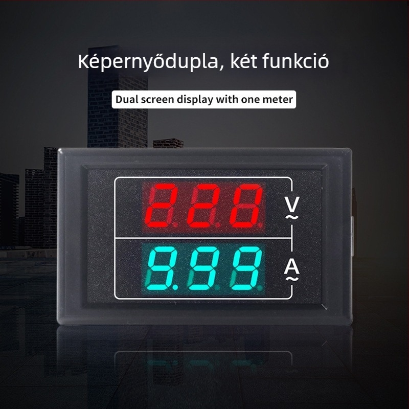 D85-5035VA AC feszültség- és áramerőmérő fej, kiváló pontosságú digitális kijelző, kettős kijelző, háromfázisú 60–500V AC