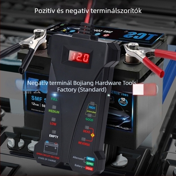 Gilco 805A 12V akkumulátor teszter, digitális autódiagnosztikai eszköz, 4-20V, -20°C-tól 50°C-ig