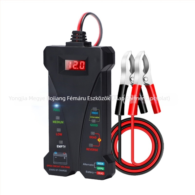 Gilco 805A 12V akkumulátor teszter, digitális autódiagnosztikai eszköz, 4-20V, -20°C-tól 50°C-ig