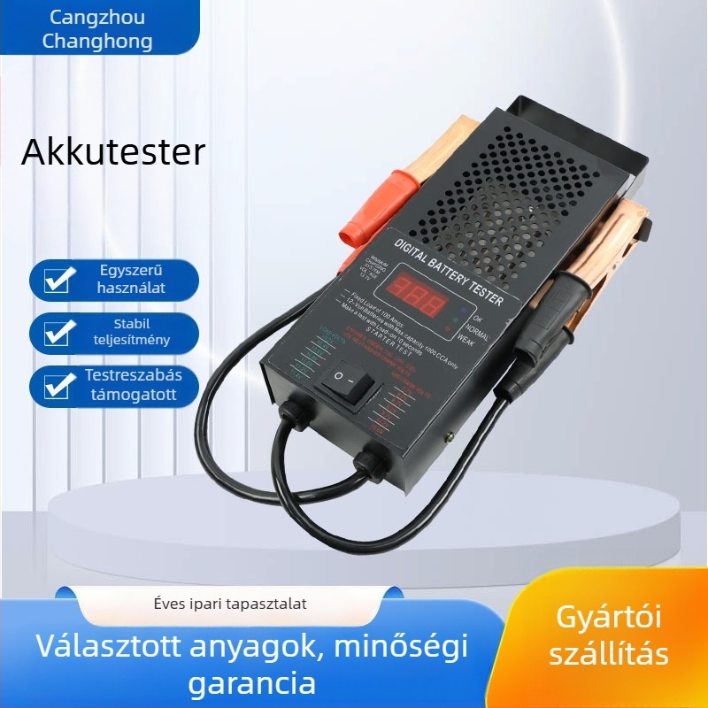 Autó akkumulátor teszter – Akkumulátor vizsgáló, Túllépés detektor, Modell 00, Márka: Egyéb