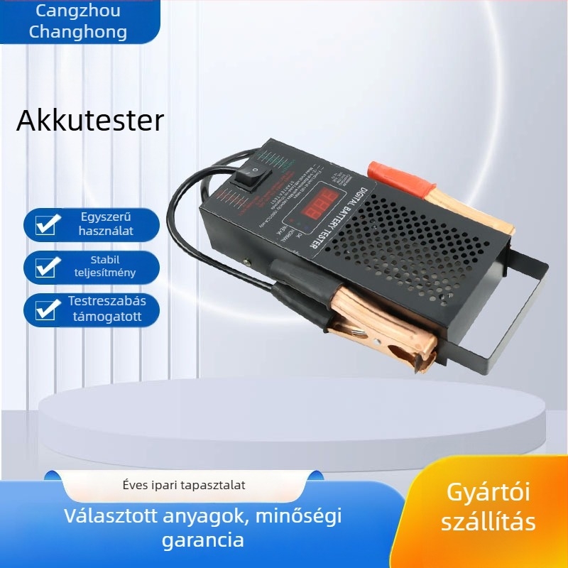 Autó akkumulátor teszter – Akkumulátor vizsgáló, Túllépés detektor, Modell 00, Márka: Egyéb