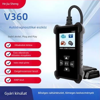 V360 járműdiagnosztikai eszköz, OBD hibadiagnosztika, OBD2 akkumulátor detektor és motor diagnózisa