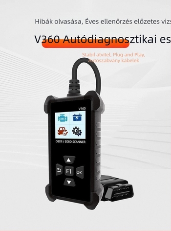V360 járműdiagnosztikai eszköz, OBD hibadiagnosztika, OBD2 akkumulátor detektor és motor diagnózisa
