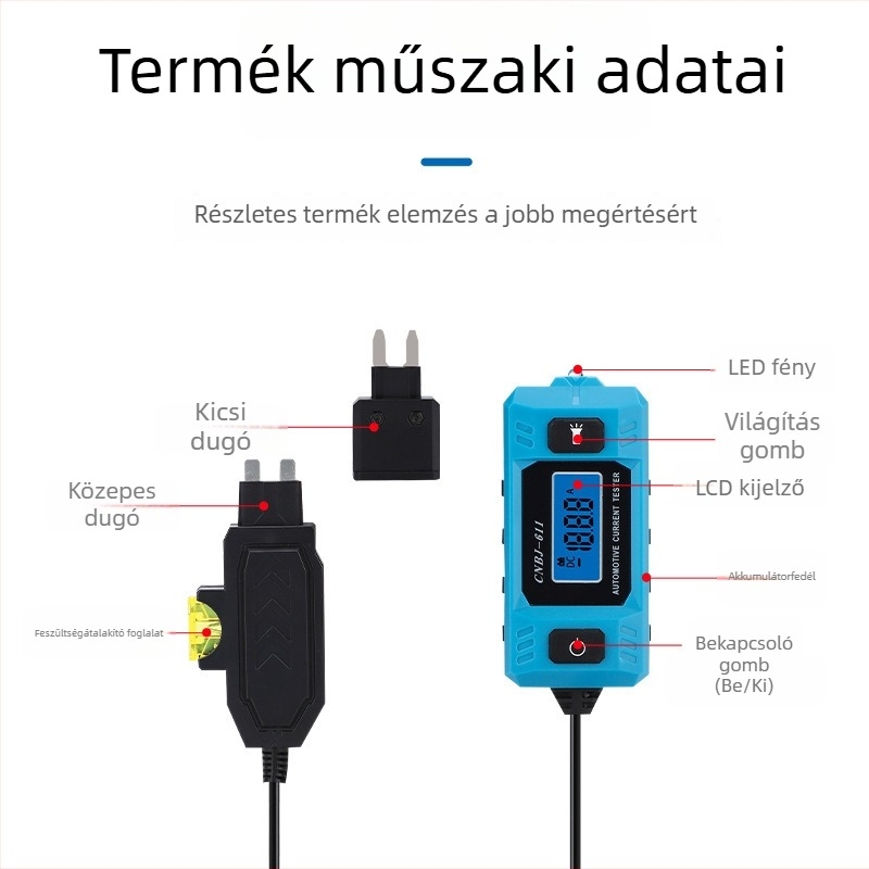 Gépjármű meghibásodás-detektor, KSHK márka, modell 354B01A, testreszabás elérhető