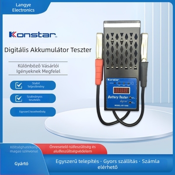 Konstar Bt-100D 6V/12V Digitális akkumulátortesztelő ólom-savas akkumulátorokhoz