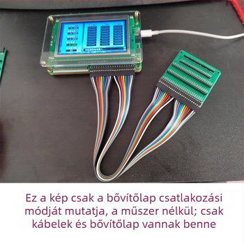 HD-002 Digitális sejtfeszültség-tesztelő 1–24 sorozatú akkumulátorpakkokhoz, két mérési tartomány 0,3–9 V és 0,3–25 V, pontosság ±0,003 V, tápellátás 5 V 2 A.