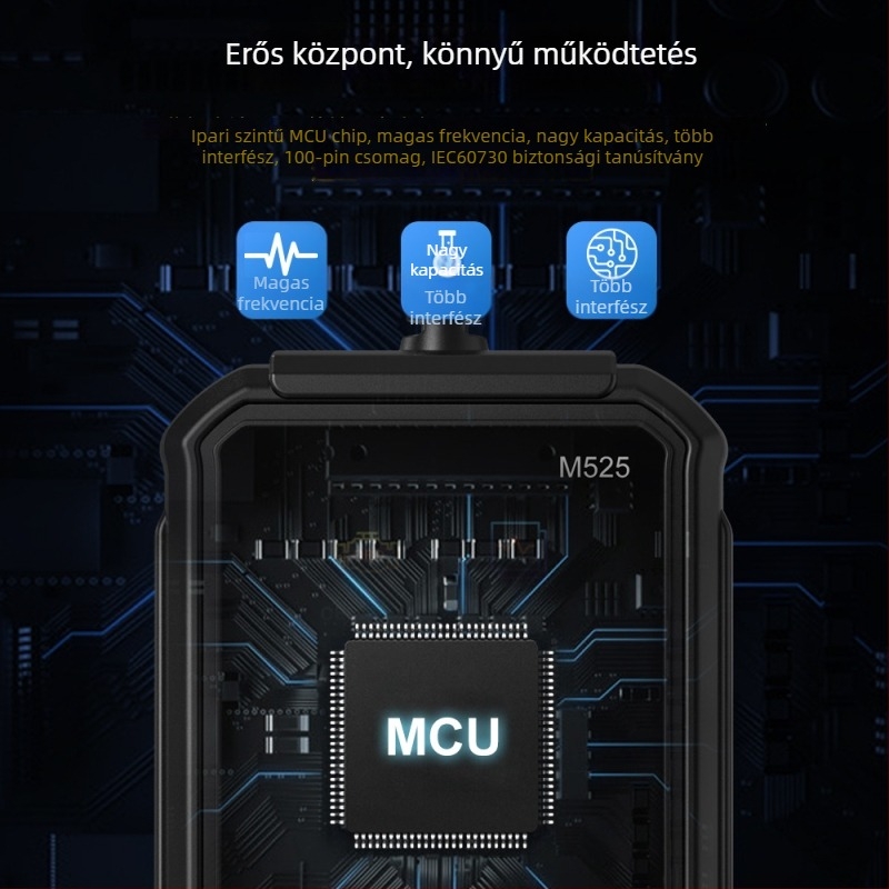 M525 OBD2 motordiagnosztikai eszköz, 9-16V, -20-65°C, minden modellhez kompatibilis