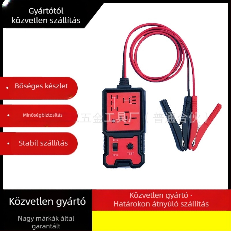Bojiang Type 707 autóipari relé teszter, relé detektálás, 12V tápegység