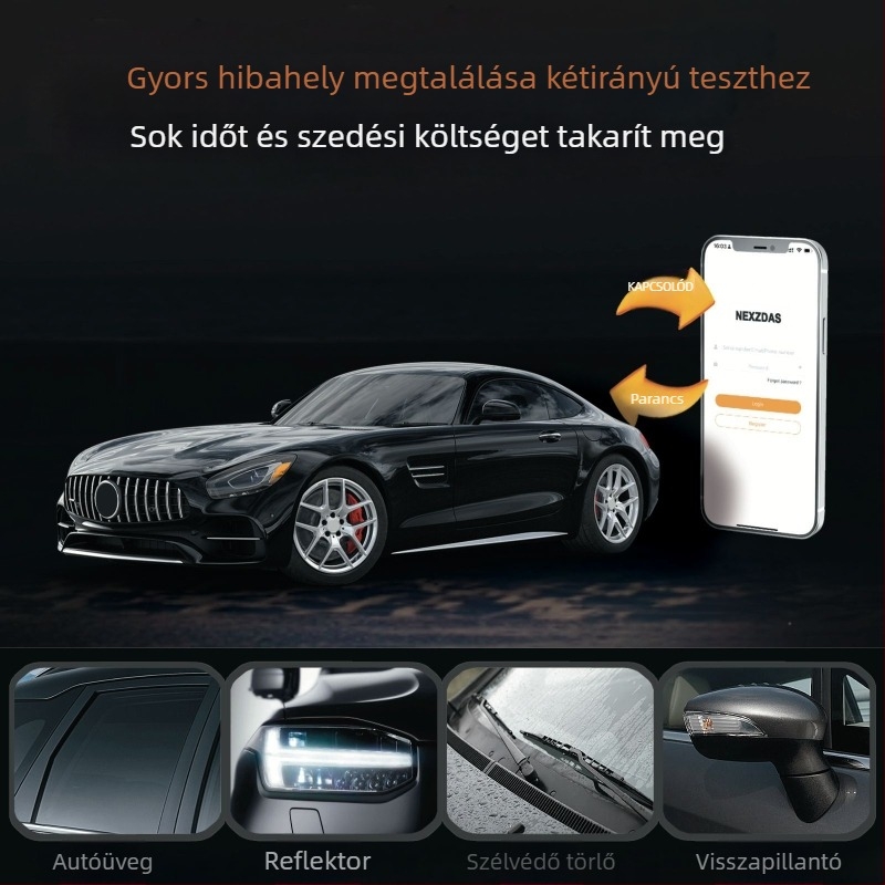 Új energia OBD diagnosztikai eszköz, három elektromos rendszer diagnosztikája, Tesla nagyképernyős karbantartási mód, 12V, Z5 modell, Humzor