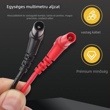 Általános digitális multiméter próbacsúcs, vékony csúccsal és hosszabbító kiegészítővel, névleges áram 20A/10A