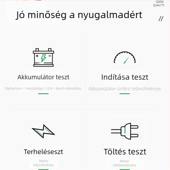 Autó akkumulátor teszter DY221, One More, 12-24V