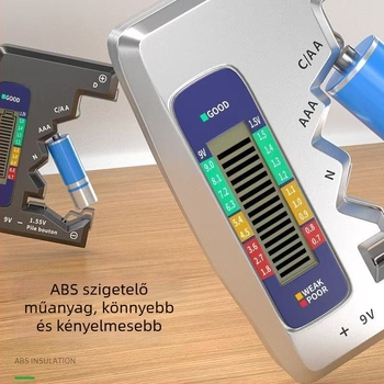 Akkumulátor kapacitásmérő digitális kijelzővel – Dengfeng márka, modell Battery Capacity Tester, a hátralévő töltés mérése