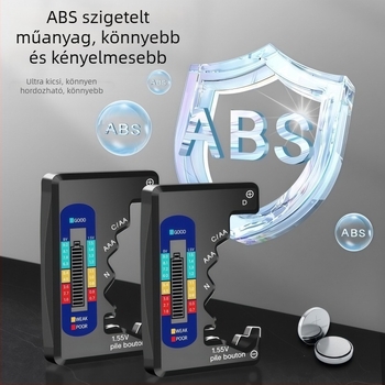 Akkumulátor teljesítménydetektora kapacitásmérés és digitális kijelző a fennmaradó teljesítményhez