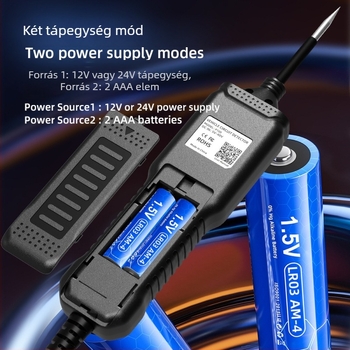 P100 áramkör-detektor – olajminőség-detektor, autó és motorkerékpár áramkör-detektor, áramkör-elemzés és intelligens diagnosztikai készülék, 12V/24V, 0–60°C