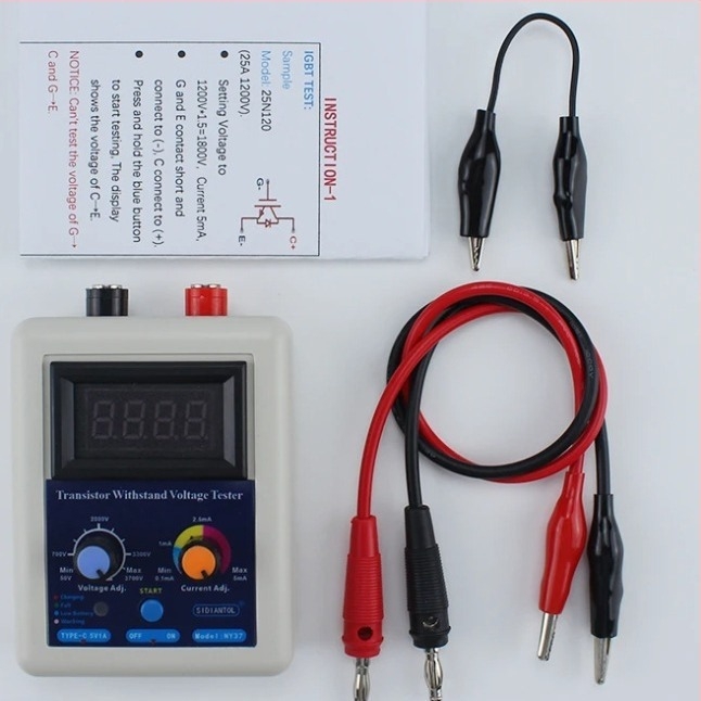 4. generációs 3700V-os ellenállás-tesztelő NMOS/PMOS/IGBT, modell XH37-5-3, professzionális használatra
