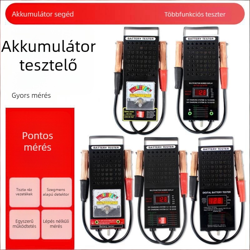 Rongxin elektromos jármű akkumulátor teszter – kapacitás és kisülés mérő 12V/16V/24V