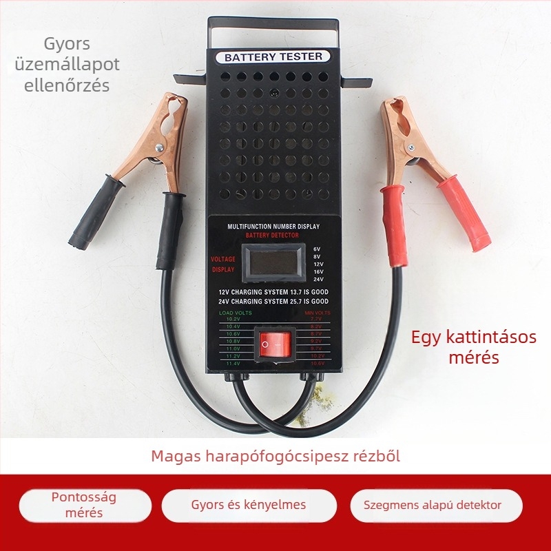 Rongxin elektromos jármű akkumulátor teszter – kapacitás és kisülés mérő 12V/16V/24V