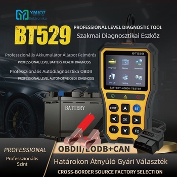 Motorhiba-diagnosztikai műszer (Ymiot Bt529, 5-30 V, univerzális típus, működési hőmérséklet 0-60°C)