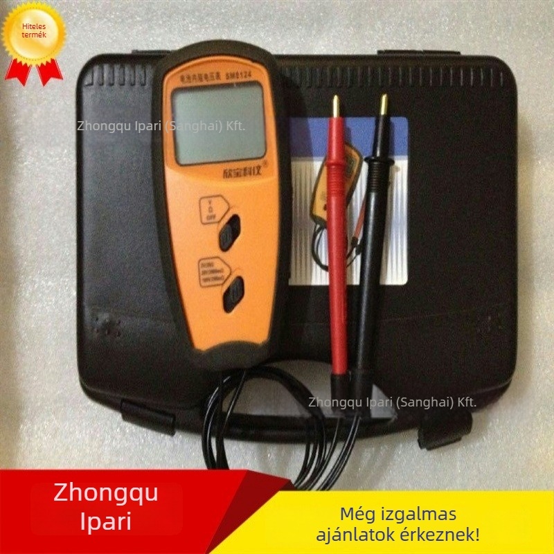 Xinbao SM8124A: akkumulátor belső ellenállás voltmérője és belső ellenállás teszter, akkumulátor feszültségmérő készülék