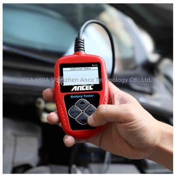 Ancel Ba101 autóakku-teszter – ECU diagnózis, 12V tápegység, működési hőmérséklet -20°C–70°C