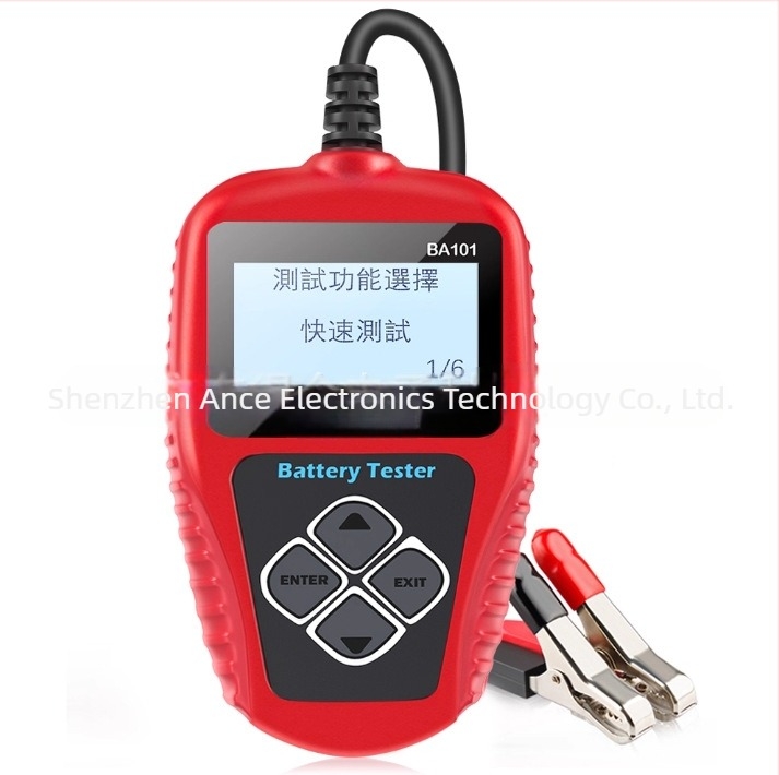 Ancel Ba101 autóakku-teszter – ECU diagnózis, 12V tápegység, működési hőmérséklet -20°C–70°C