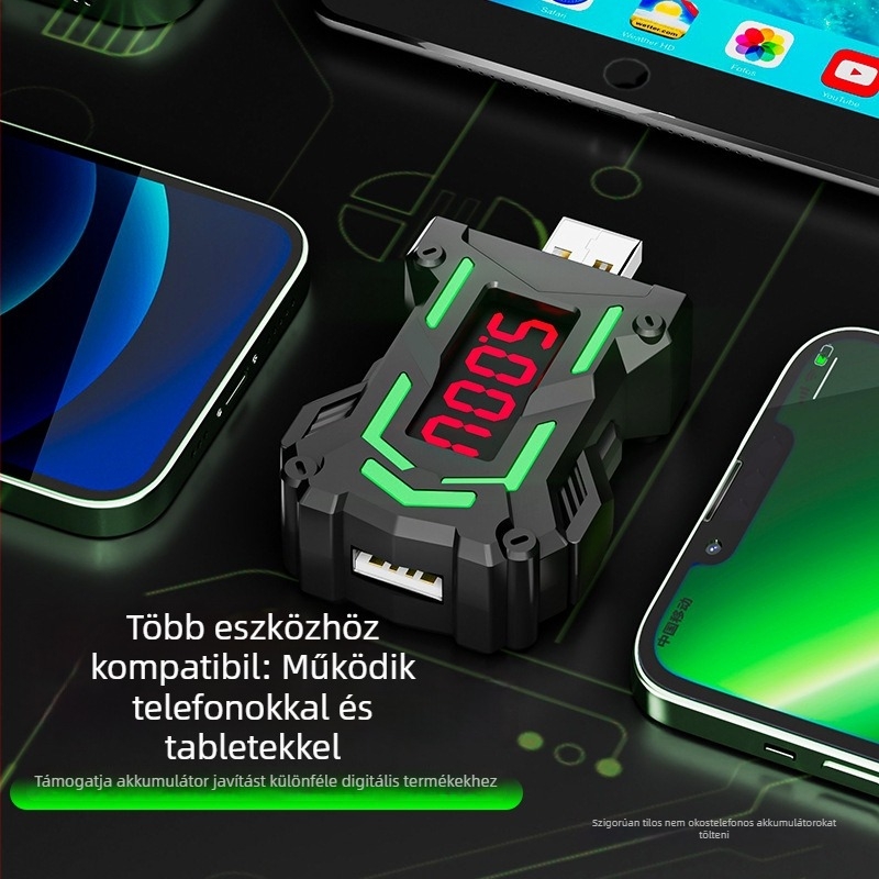 Mobiltelefon javító eszköz – memória-optimalizálás, késleltetés csökkentése, akkumulátor-stabilizálás, töltőfeszültség detektálása