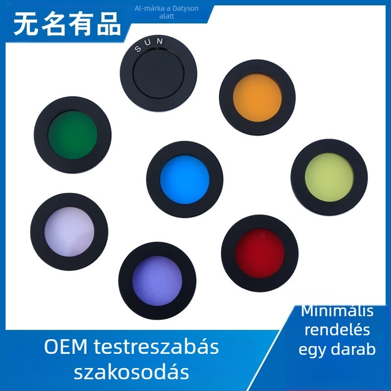 Csillagászati teleszkópos szűrő, modell M28.6, optikai üveg, testreszabható feldolgozás, licencelhető magáncímke