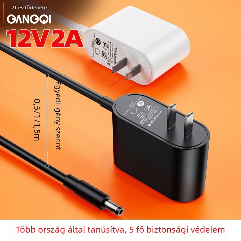 Tápegység adapter 12V 2A, 24W, UL CE tanúsítványos – Gangqi STB30-120200-QC