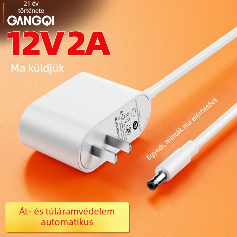 Tápegység adapter 12V 2A, 24W, UL CE tanúsítványos – Gangqi STB30-120200-QC
