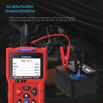 Autódiagnosztikai műszer T300 – OBD2 motorhiba-olvasó, 8-30V, 20-60°C, üzemanyag járművekhez